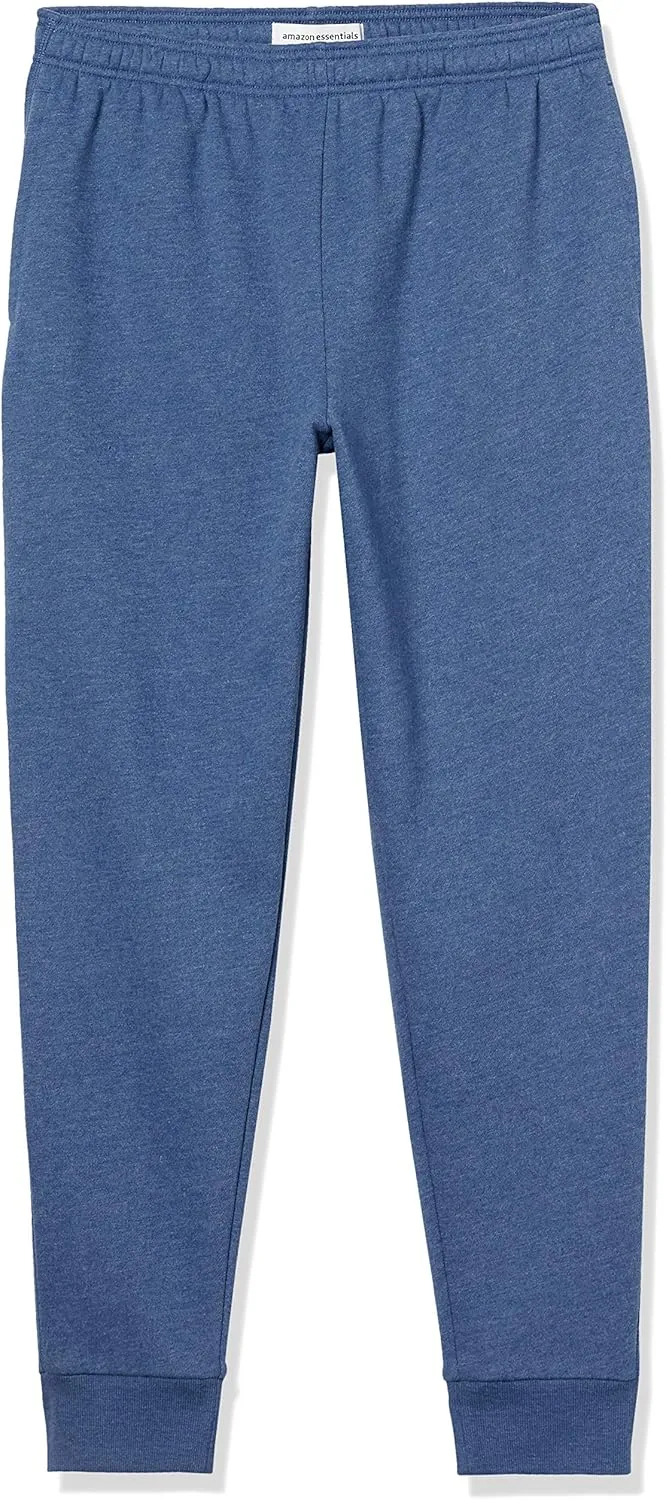 Amazon Essentials Men's Relaxed Joggers Sweatpants, Fleece, Comfortable Fit