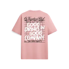 Belsazar x OVC One More Drink T-Shirt - Rose