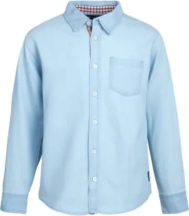 Ben Sherman Boys' Shirt - Casual Long Sleeve Button Down Collared Shirt  Button Down Shirt with Chest Pocket for Boys (8-18)