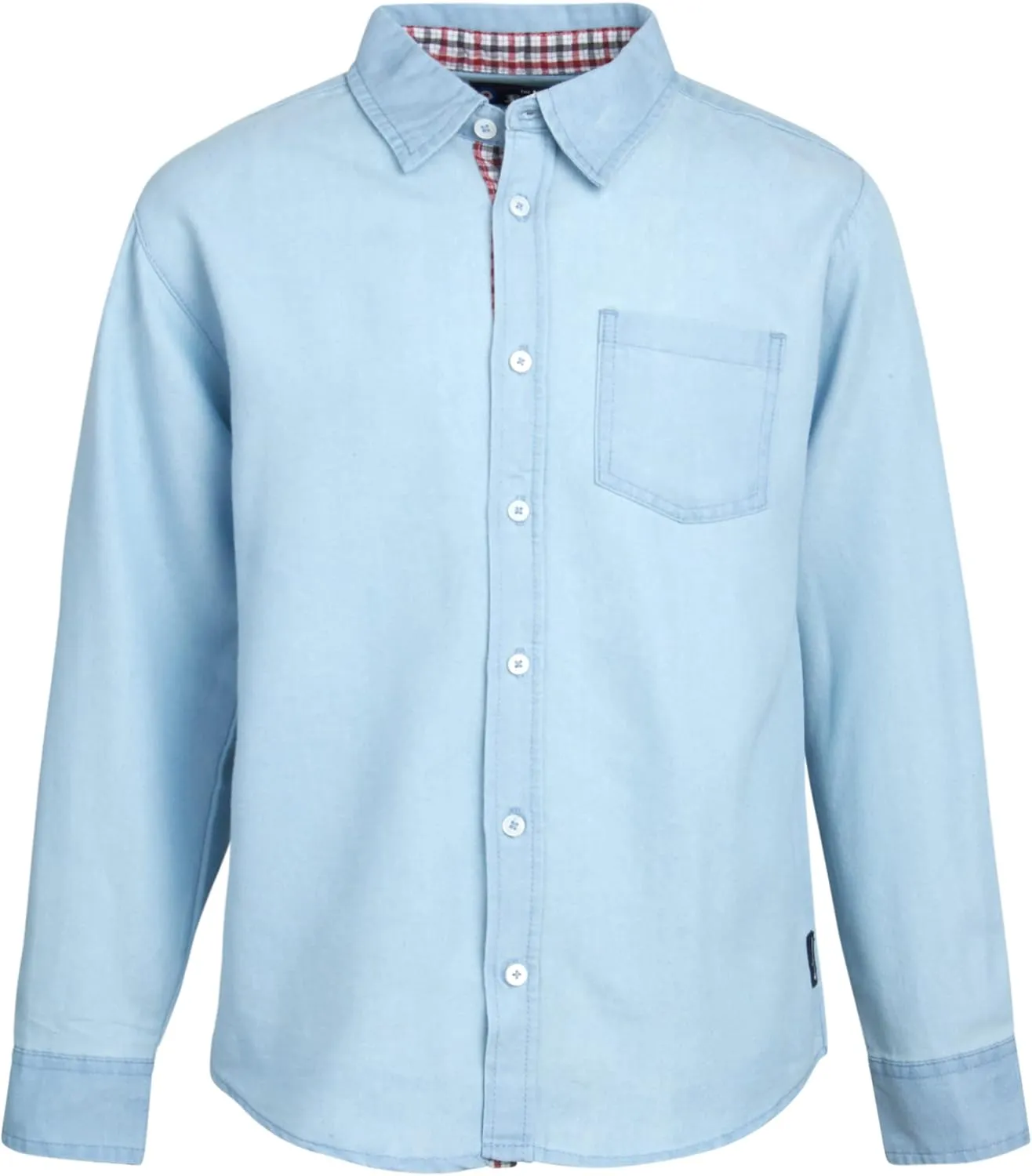 Ben Sherman Boys' Shirt - Casual Long Sleeve Button Down Collared Shirt  Button Down Shirt with Chest Pocket for Boys (8-18)