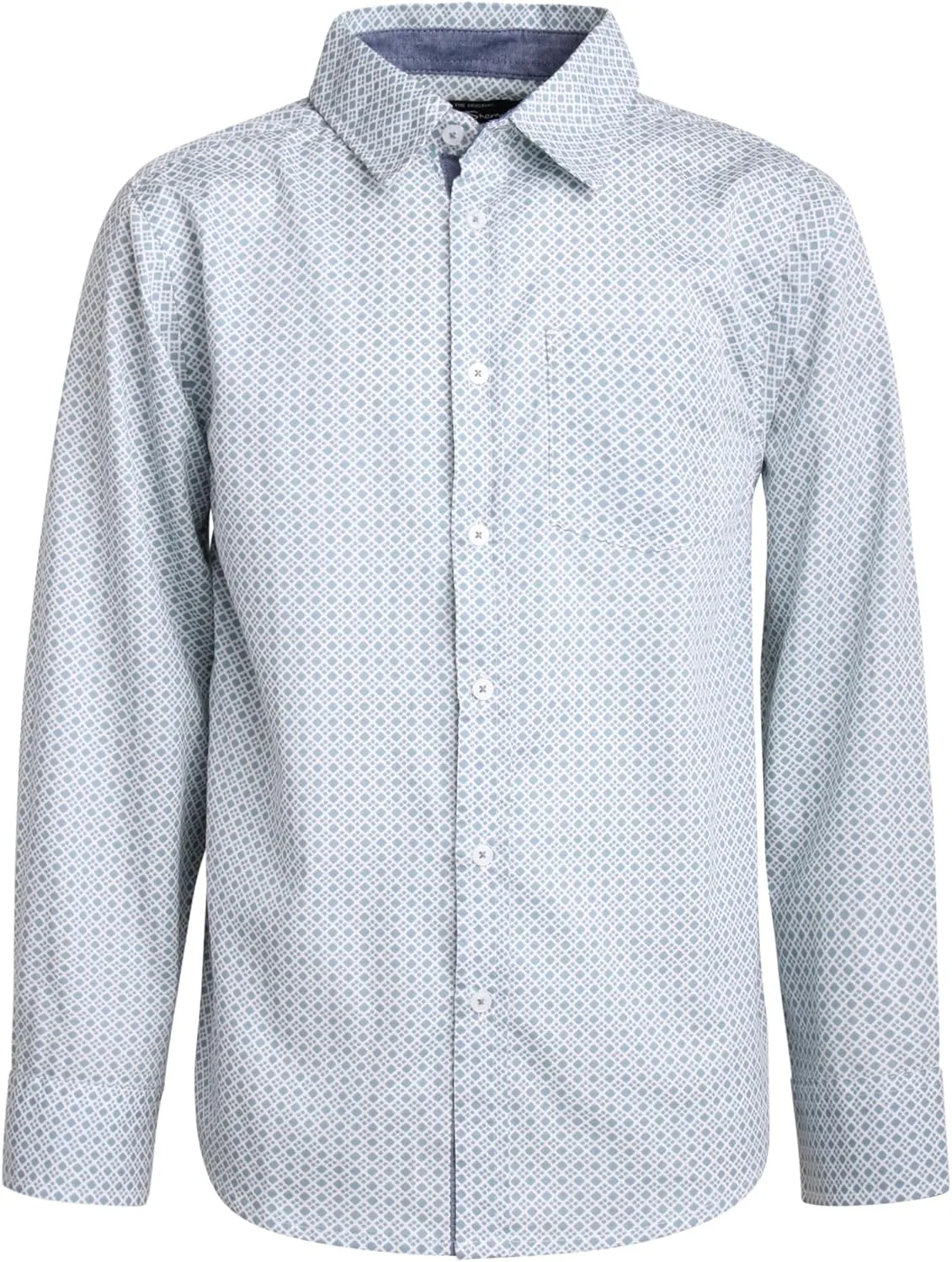 Ben Sherman Boys' Shirt - Casual Long Sleeve Button Down Collared Shirt  Button Down Shirt with Chest Pocket for Boys (8-18)
