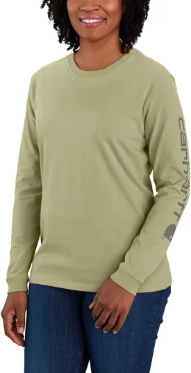 Carhartt Women's 103401 Women's WK231 Long Sleeve Logo T-Shirt