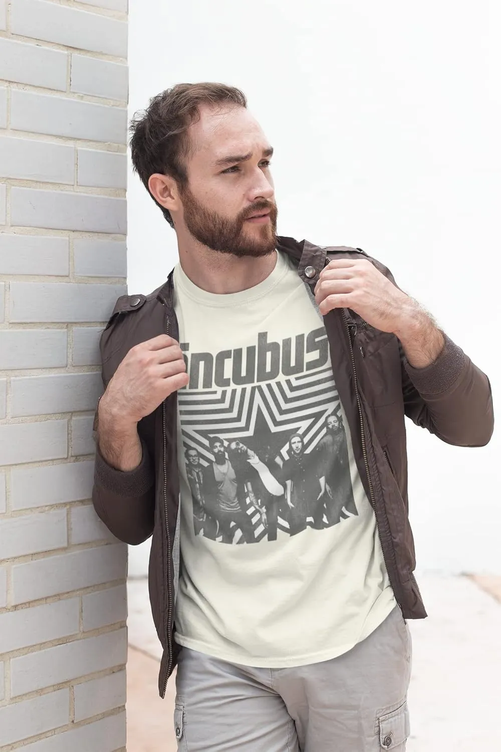 Incubus T Shirt Band Photo Star Mens Short Sleeve T Shirt 90s Music Vintage Style Graphic Tees