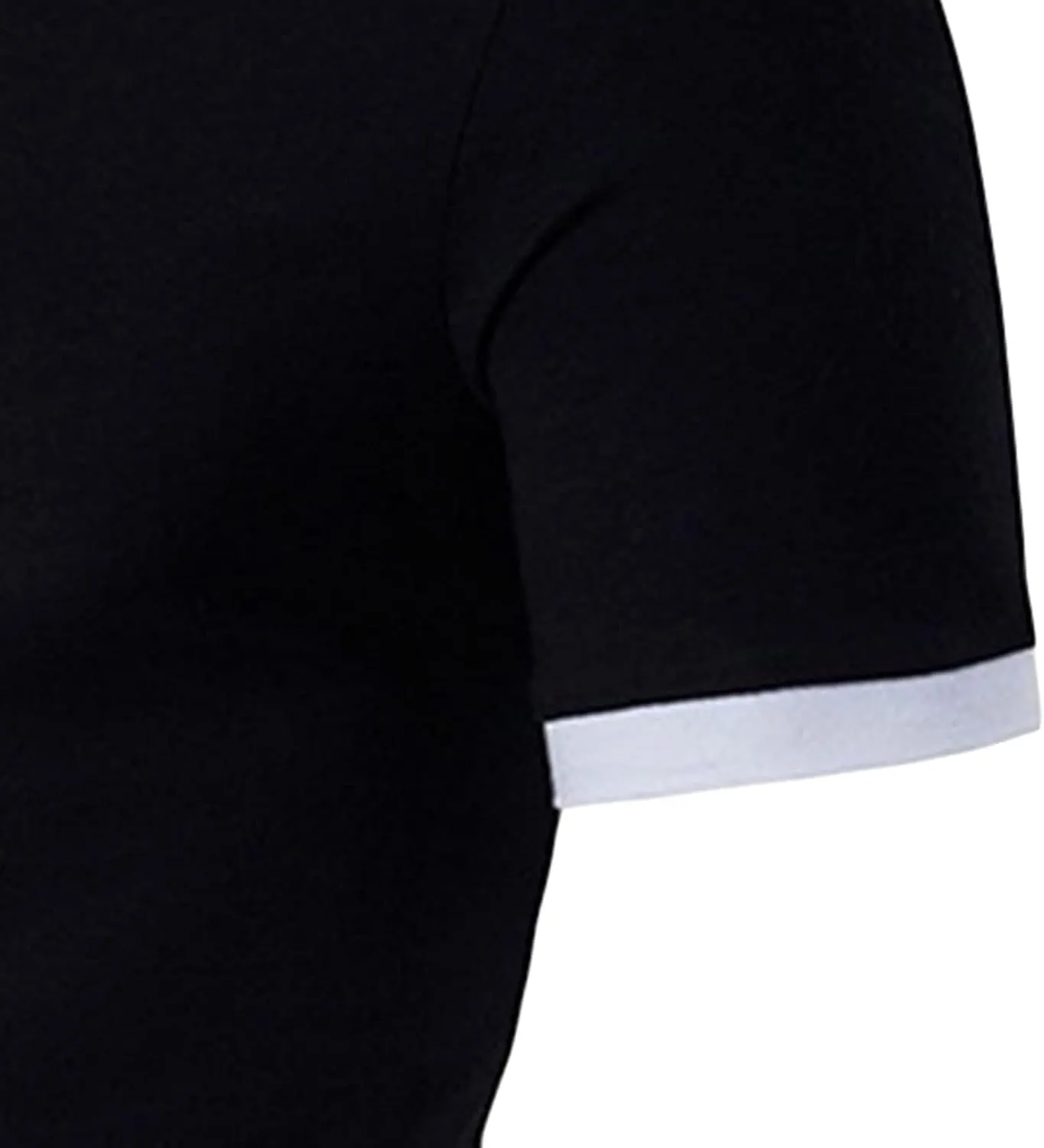 JEShifangjiusu Men's Short Sleeve Cotton Shirt Summer Casual Regular Fit Polo Shirt Contrast Color Collar Fashion T-Shirts