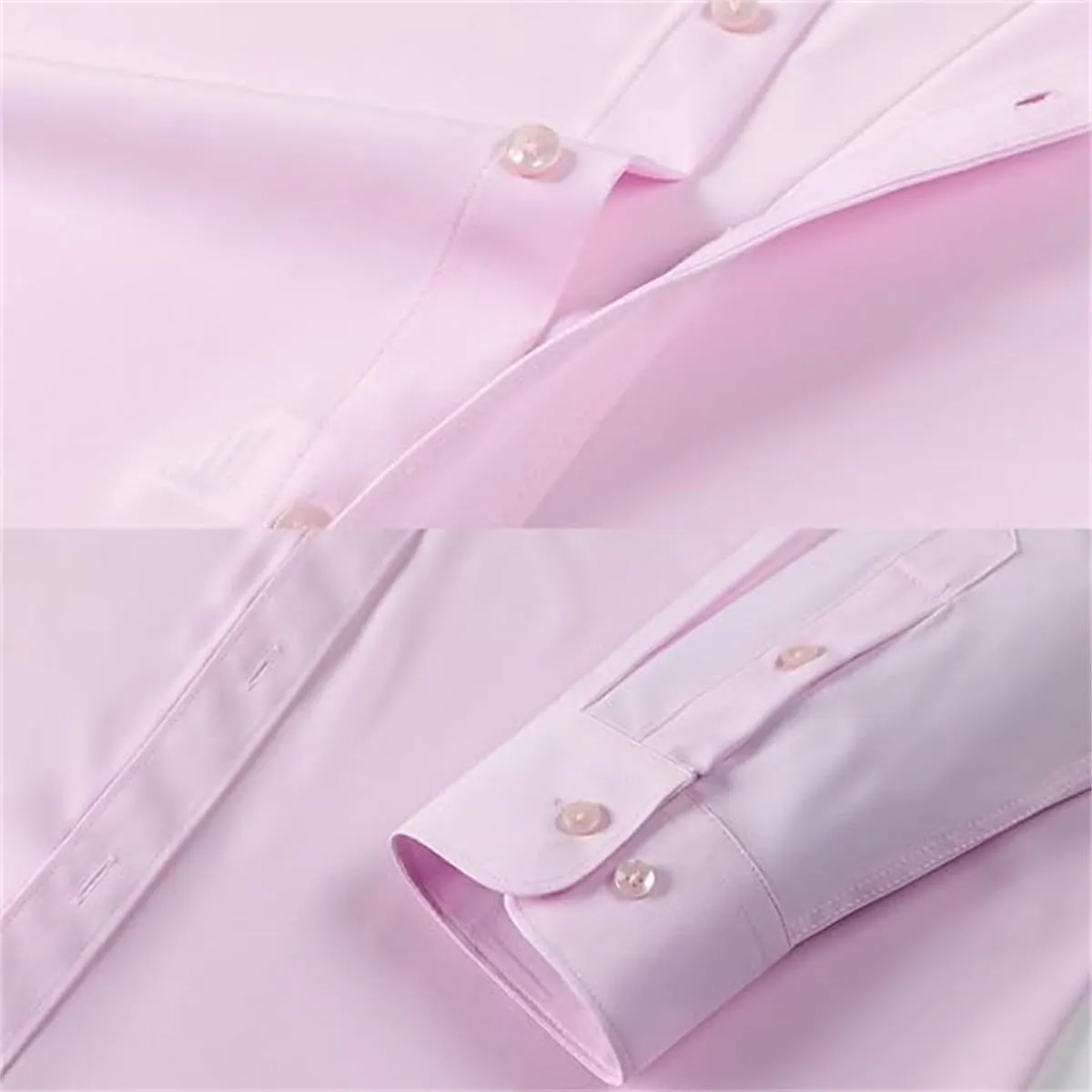 Literalous Shirt, Men's Stretch Non-Iron Anti-Wrinkle Shirt, Super Stretchy Quick-Drying Short Sleeve Breathable Shirts