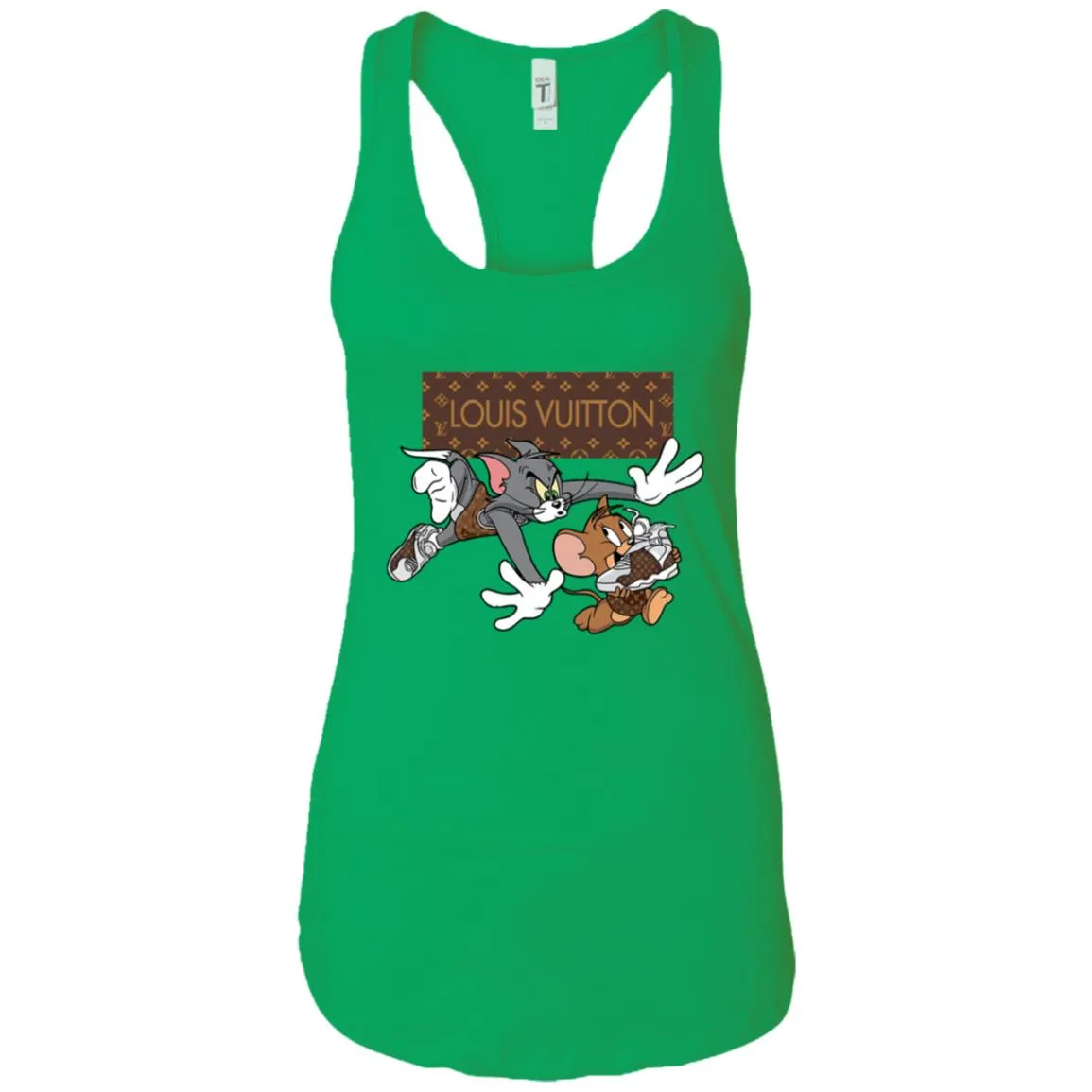 Louis Vuitton Cartoon Tom And Jerry T-shirt Women Tank Top