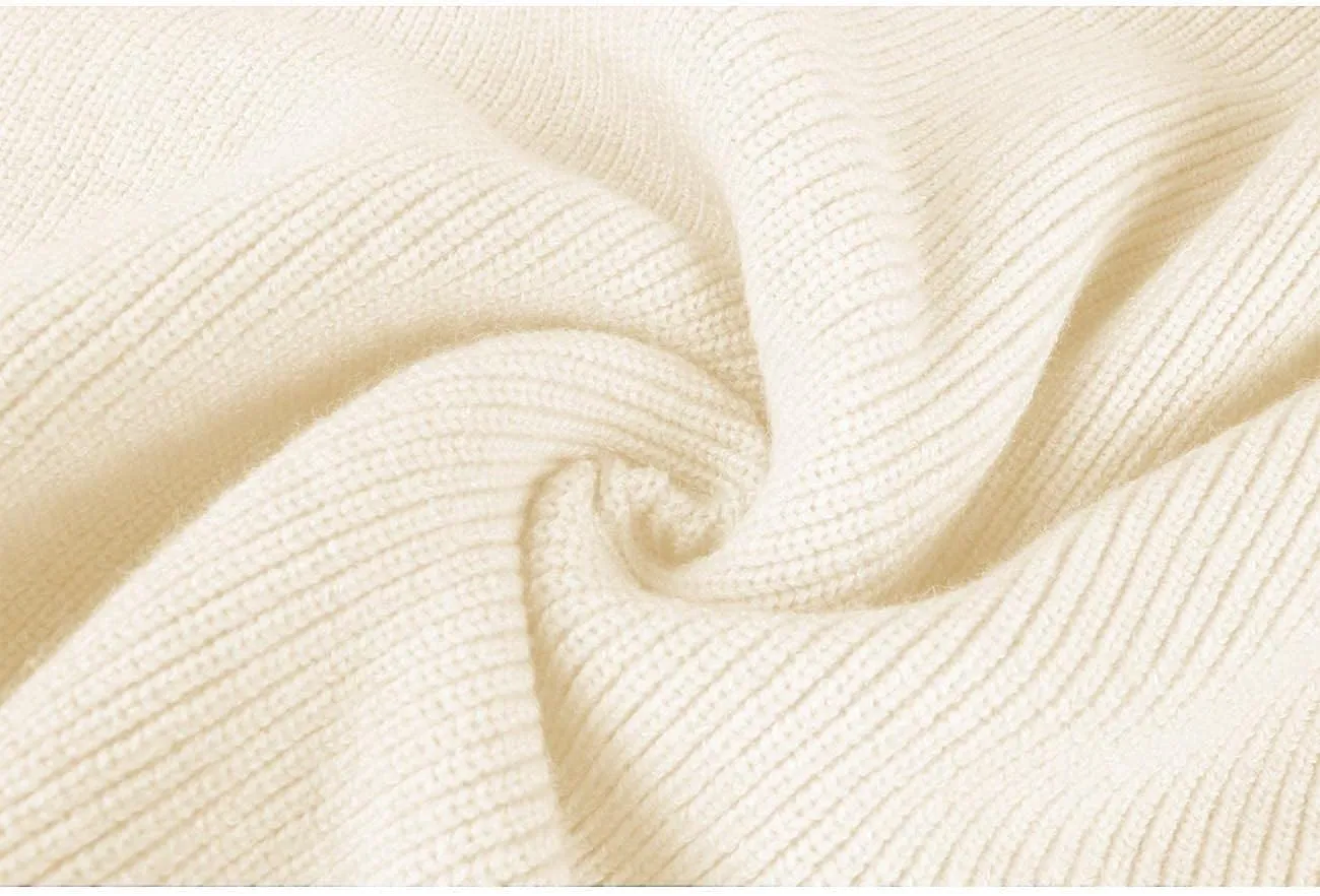 Mansy Women's Sexy Cocktail Batwing Long Sleeve Backless Mock Wrap Knit Sweater Mini Dress