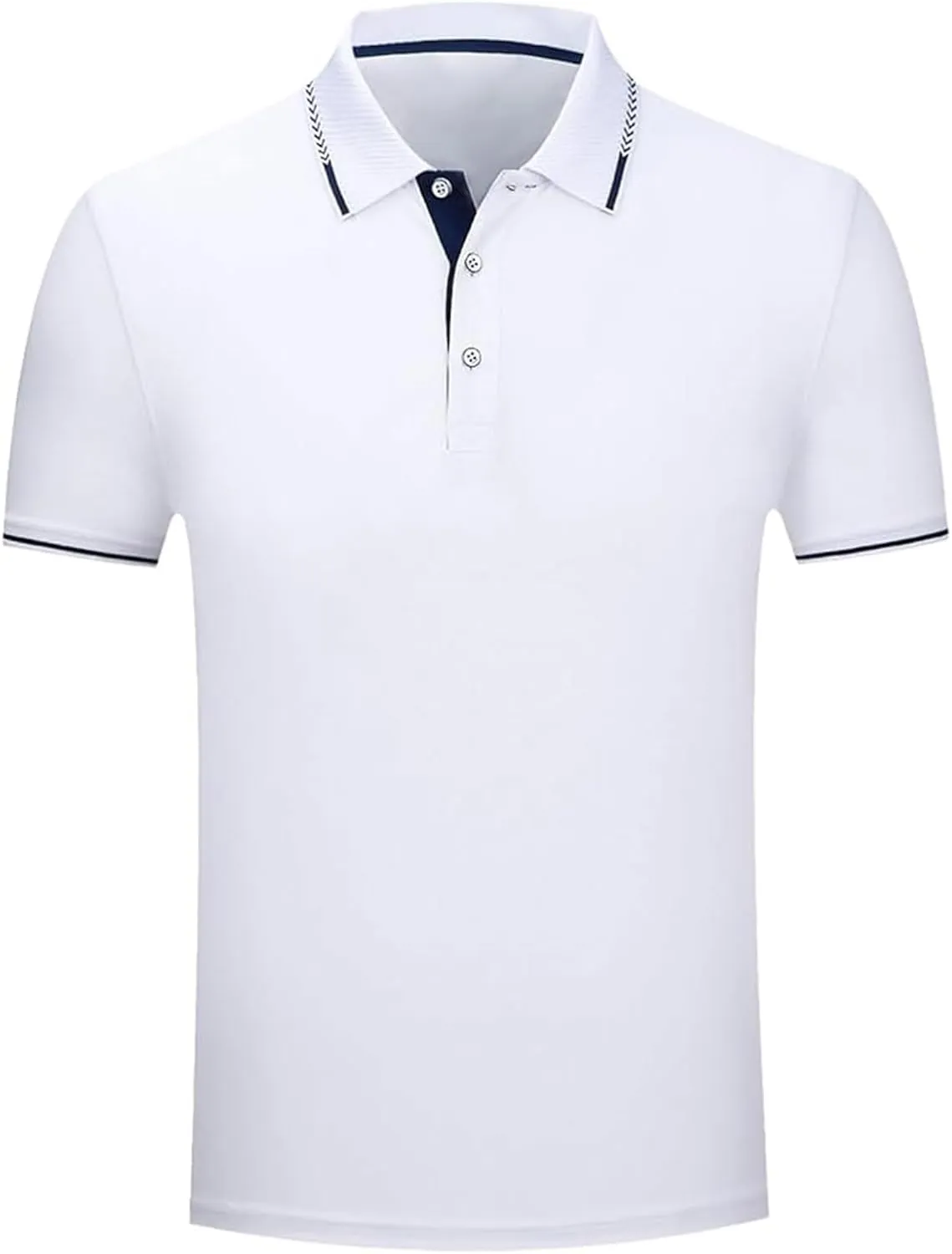 Polo Shirts for Men Moisture Wicking Men's Golf Shirts Casual Dry Fit Sleeve Short Polo Shirts
