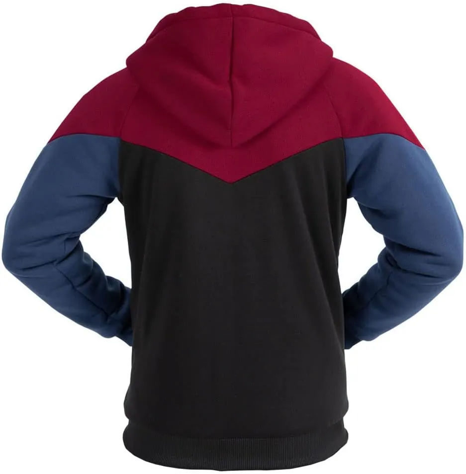 Sherpa Lined Boys Hoodie Full Zip Fleece Warm Youth Big Long Sleeve Child Sweatshirts